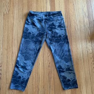 HARD TAIL Smoke Jersey Flat Waist Capri Leggings